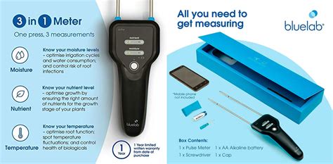 blue lab pulse meter instructions